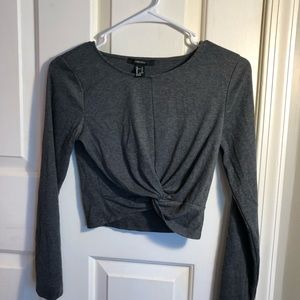 Long sleeve crop top
